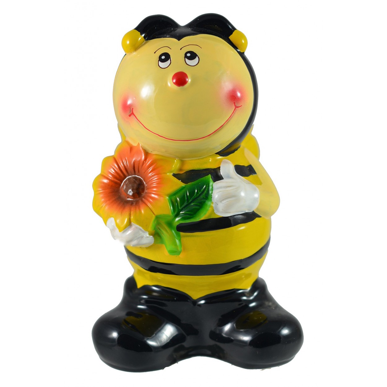 Piggy bank bee ceramic (16 x10x9 cm)