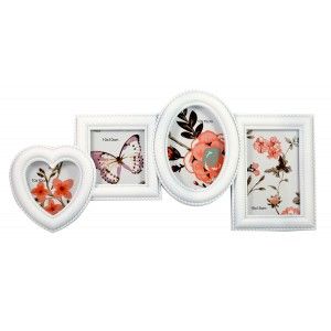 Framework multifotos in white (22x49 cm)