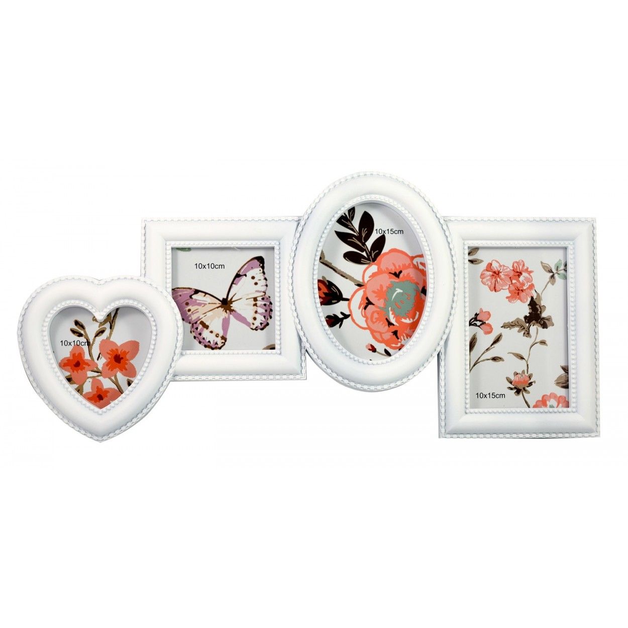 Quadro multifotos in bianco (22x49 cm)