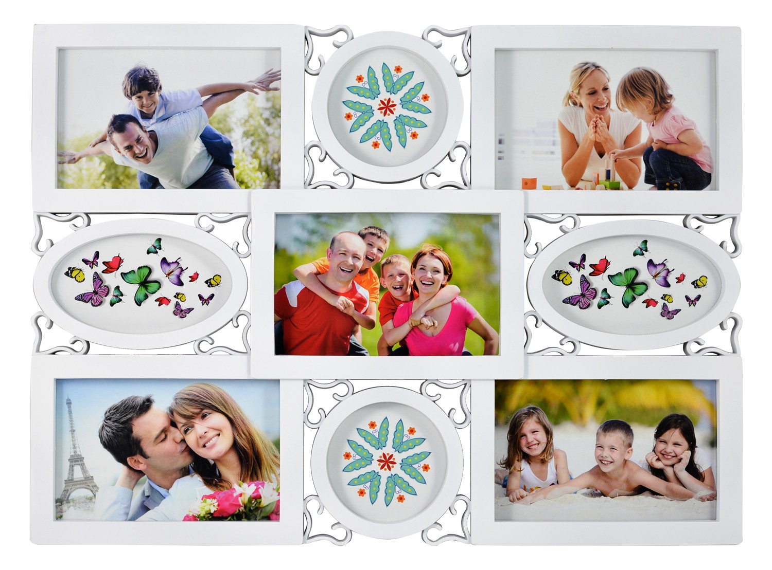 Framework multifotos PVC - white Color (43x31.5 cm)