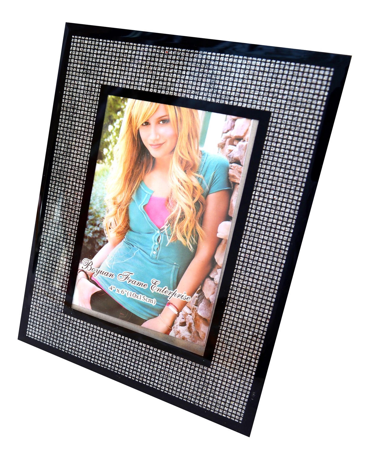 Cadre Photo en verre (21.5x17 cm)