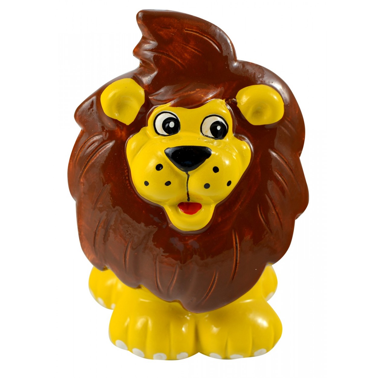 Hucha infantil de cerámica - Modelo león (12.5x9x9.5 cm)