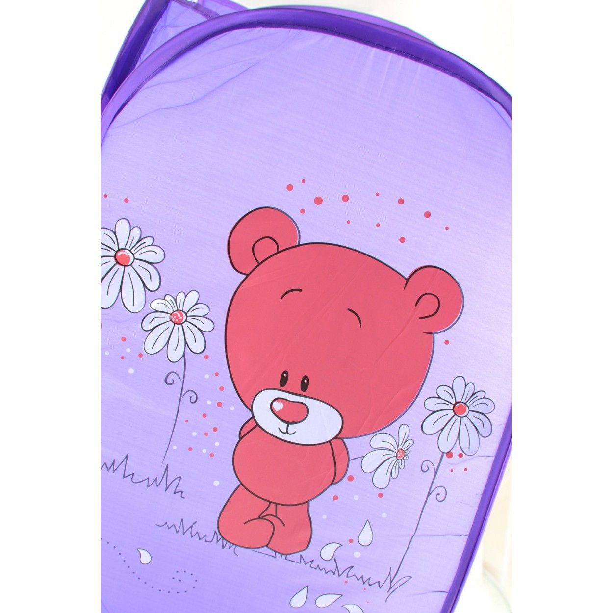 Basket child portrait - Model teddy bear (52x28x29.5 cm)
