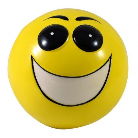 Piggy bank ceramic - model face fun (10 cm diameter)