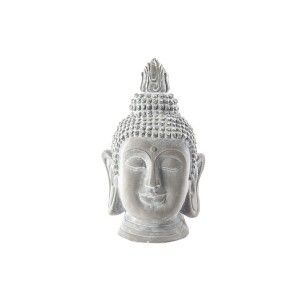 Figura de Buda en fibra de vidrio - Color gris (19x18x31.5 cm)