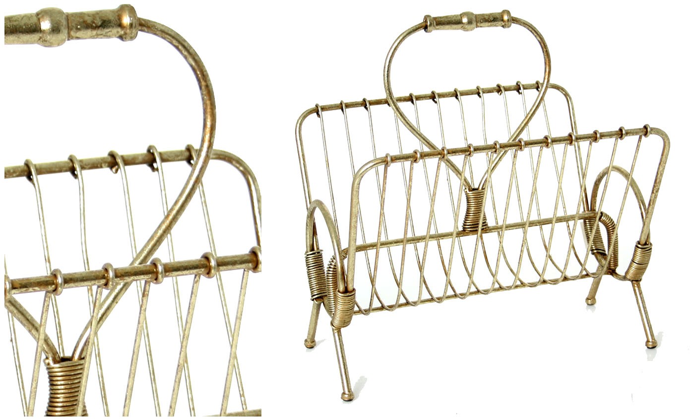 Magazine rack made of Metal (40x39.5x18 cm)