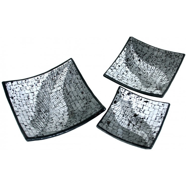 Set of 3 Centers, Tile-Ceramic