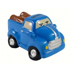 Piggy bank children ceramic - Model truck (8x8x12.5 cm)