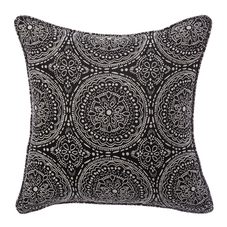 Coussin carré - Couleur noire (45x45 cm)