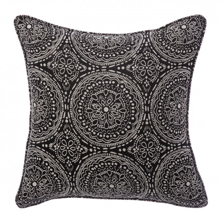 Coussin carré - Couleur noire (45x45 cm)