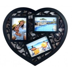 Quadro multifotos in PVC Mod. Cuore (37.5X41.5 CM)