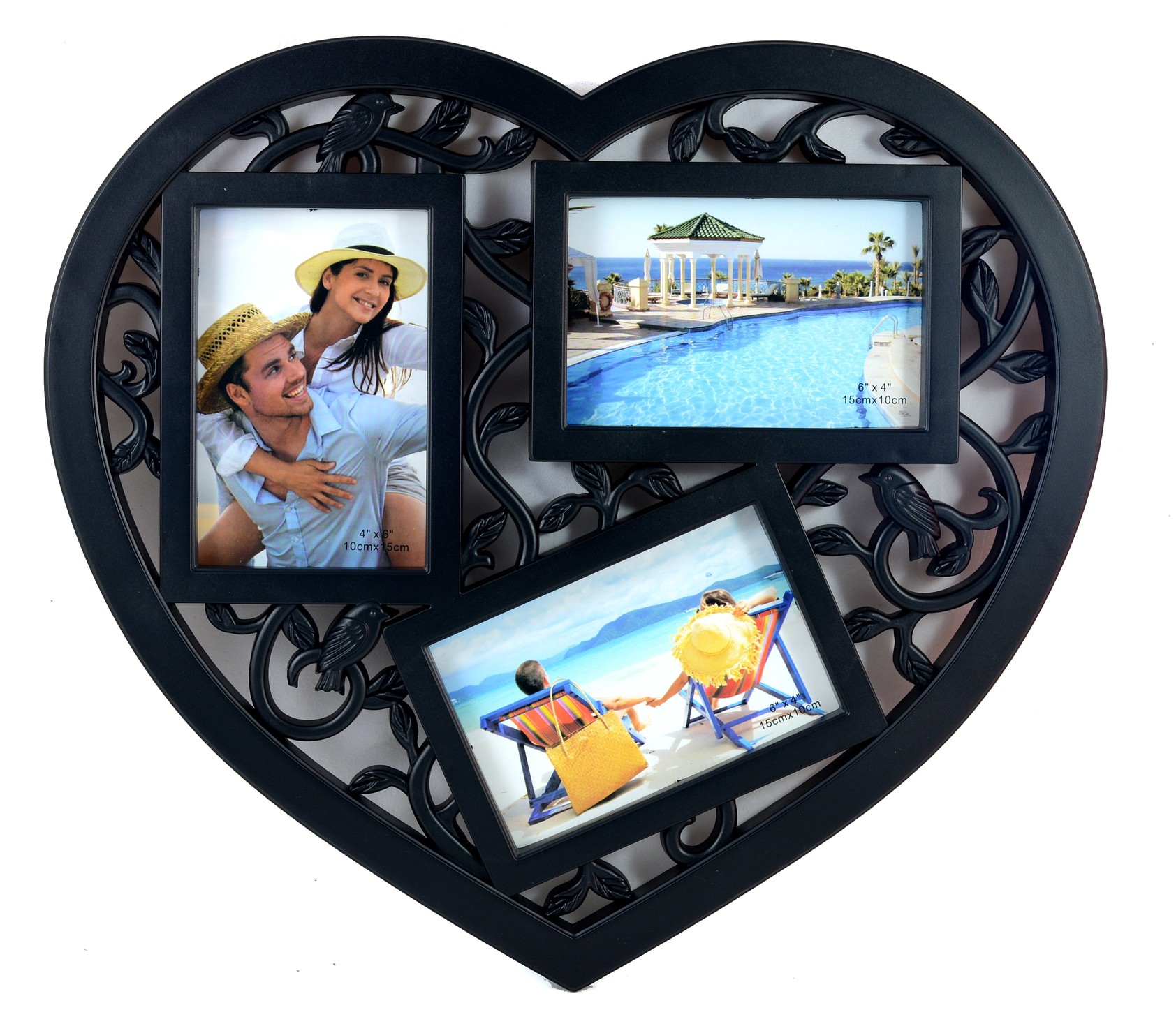 Framework multifotos PVC Mod. Heart (37.5X41.5 CM)