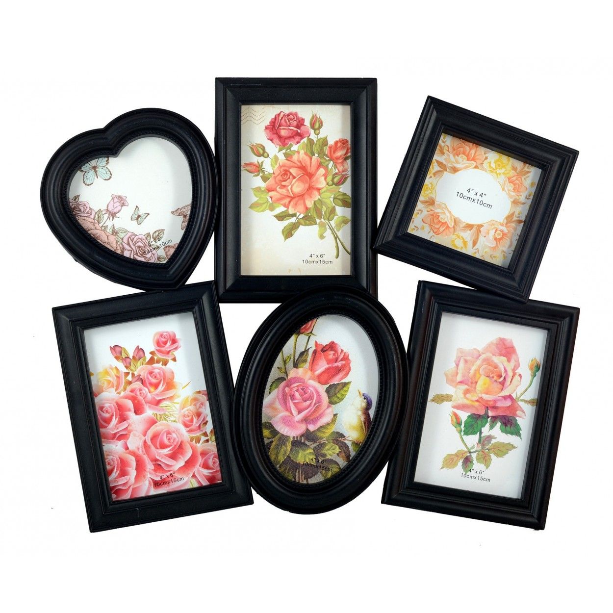 Quadro Multifotos PVC - nero (44X37 CM)