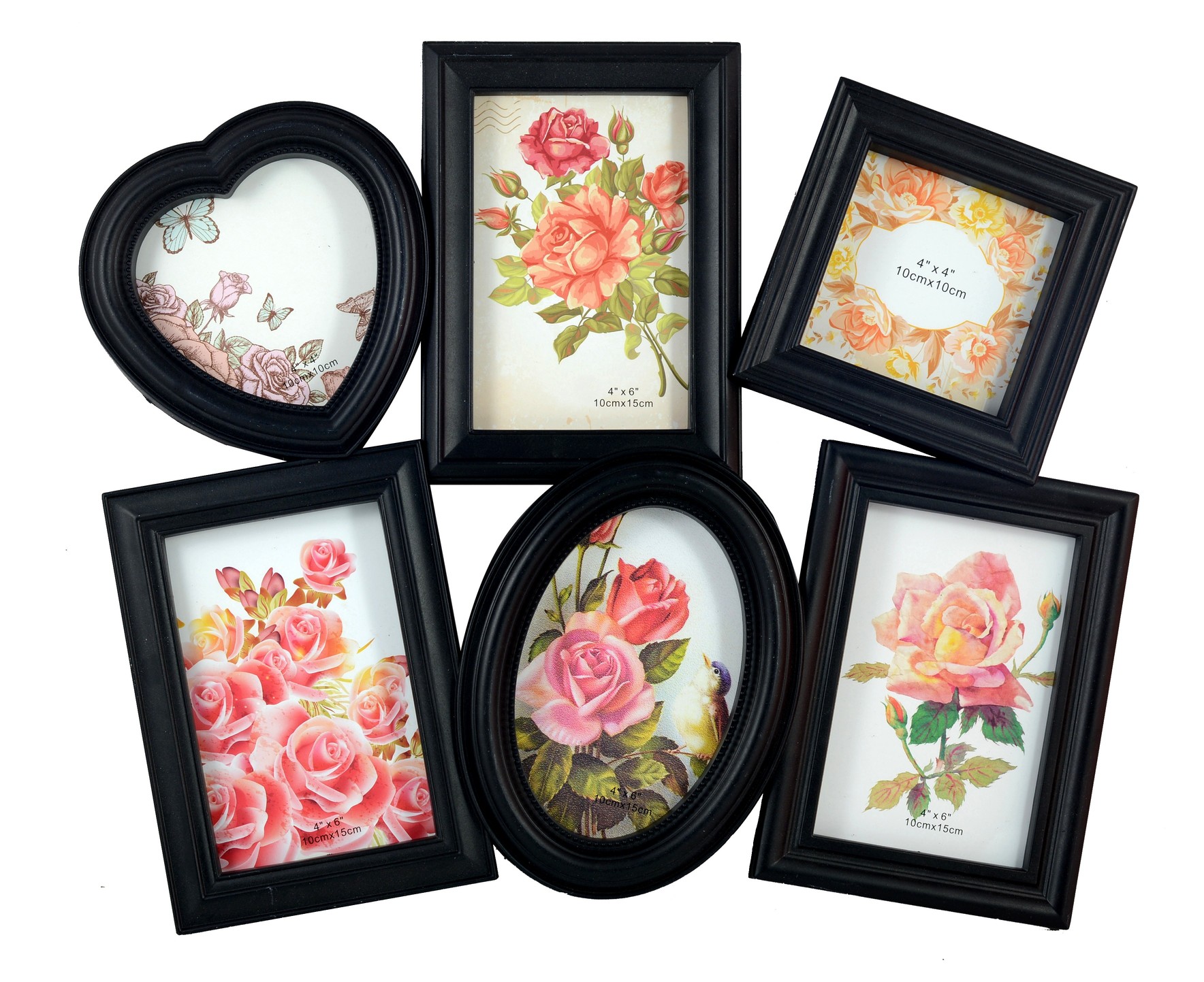 Framework Multifotos PVC - black (44X37 CM)