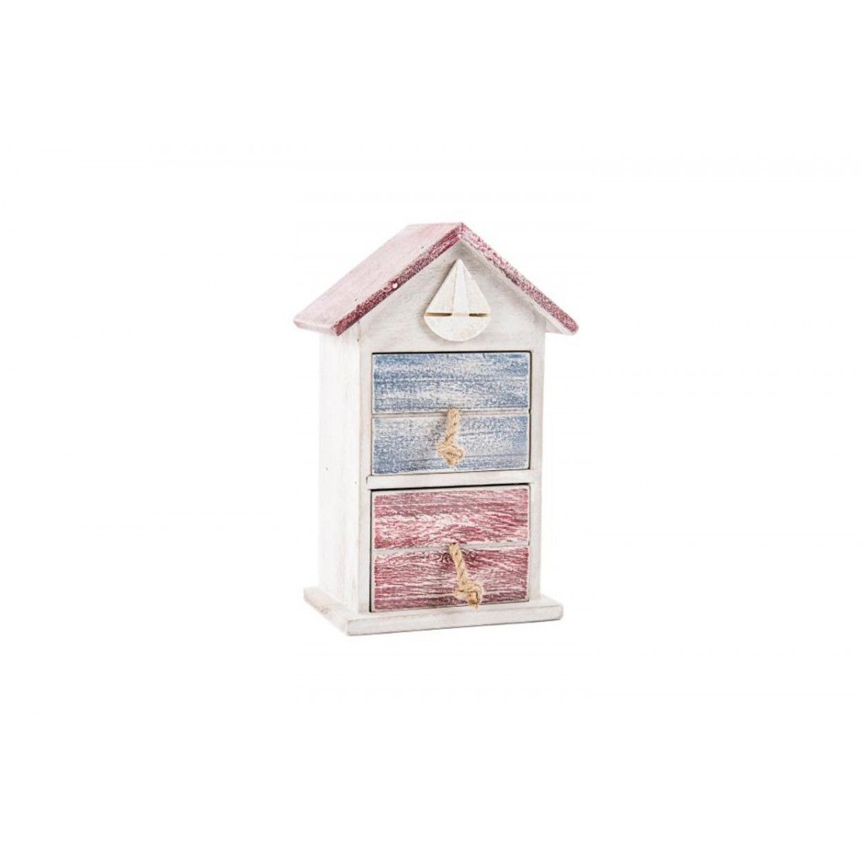 Chest of drawers made of wood - Model home (16x11.5x28 cm)