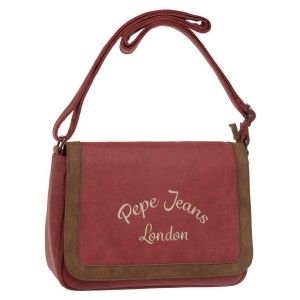 Bandolera con Solapa Pepe Jeans Rojo