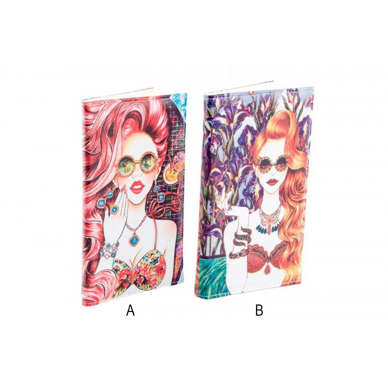 Porta - Documents of Pvc (13x21x7 cm) Model Girl Fashion