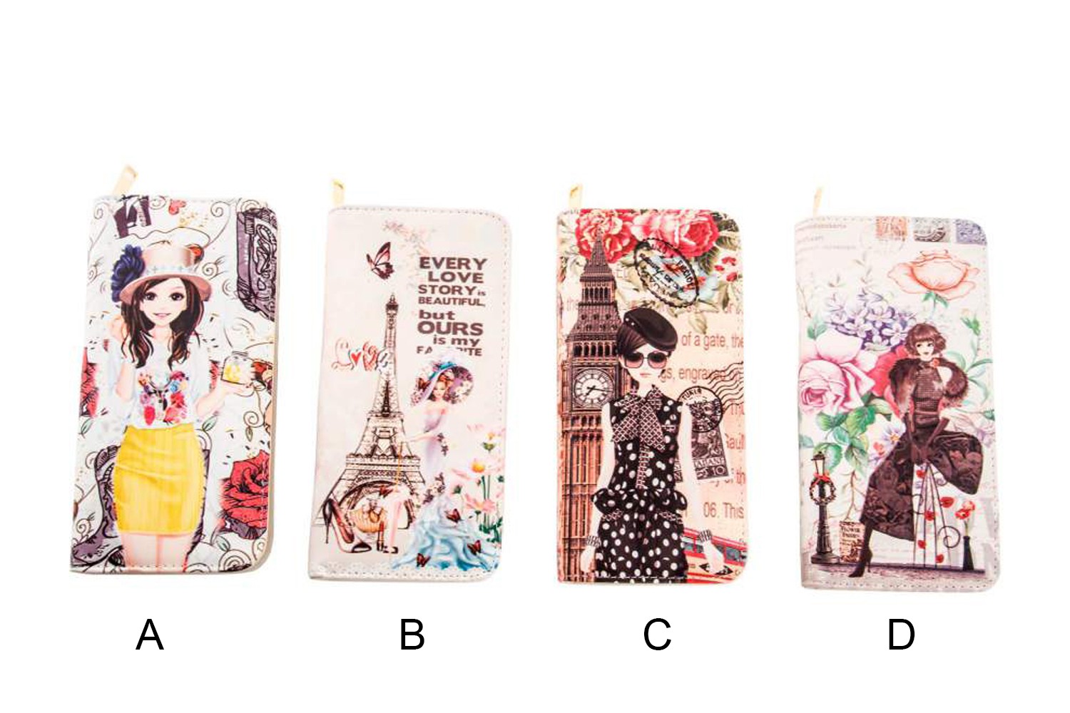 Wallet Model Girls (21x10x3 cm) 4 models