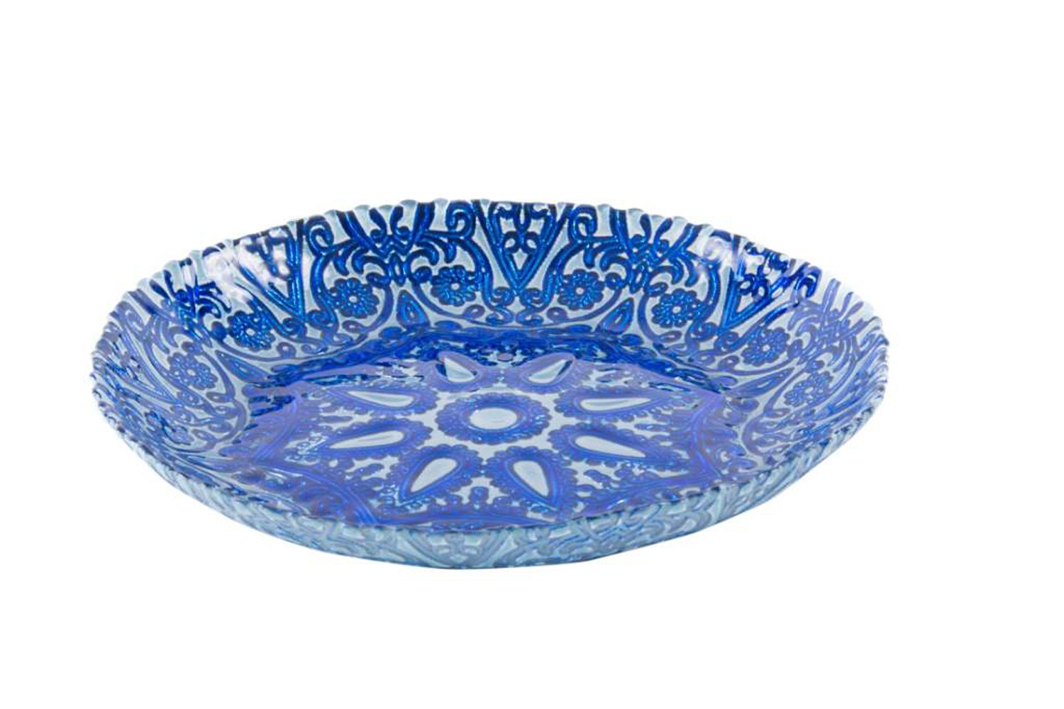 Center Glass Table (23x3.5 cm) Blue