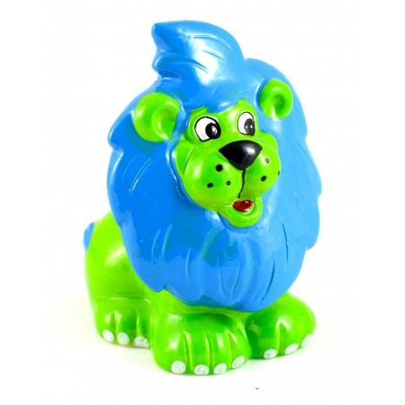 Tirelire des Enfants en Céramique lion (12,5x9x9,5 cm) avec bouchon
