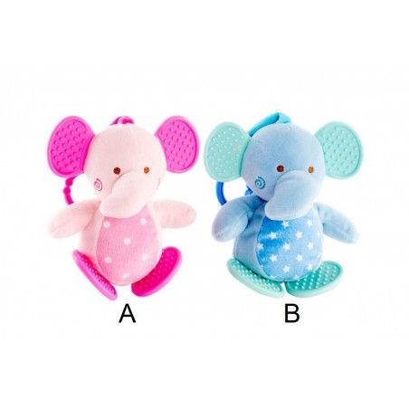 Plush rattle - Model elephant (16 cm)