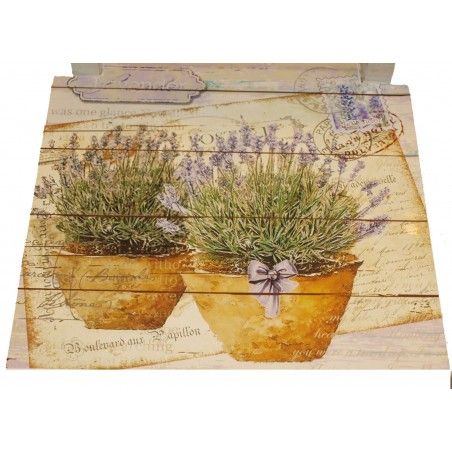 Planter made of wood - Model chair (25x25x47 cm)