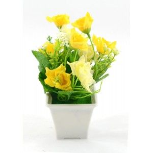 Fiore artificiale vaso di fiori (9x18 cm)