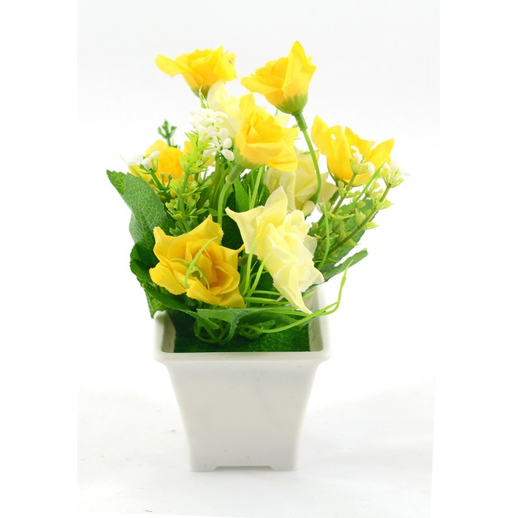 Fiore artificiale vaso di fiori (9x18 cm)