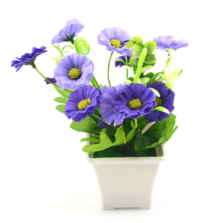 Flower artificial flower pot (9x18 cm)