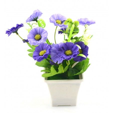 Flower artificial flower pot (9x18 cm)