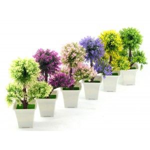 Fiore artificiale vaso di fiori (17x25 cm)
