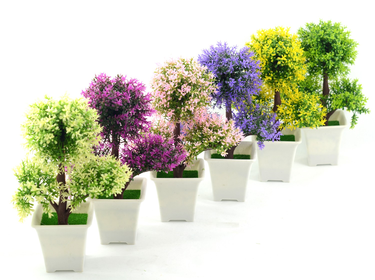 Fleur artificielle fleur de pot (17x25 cm)