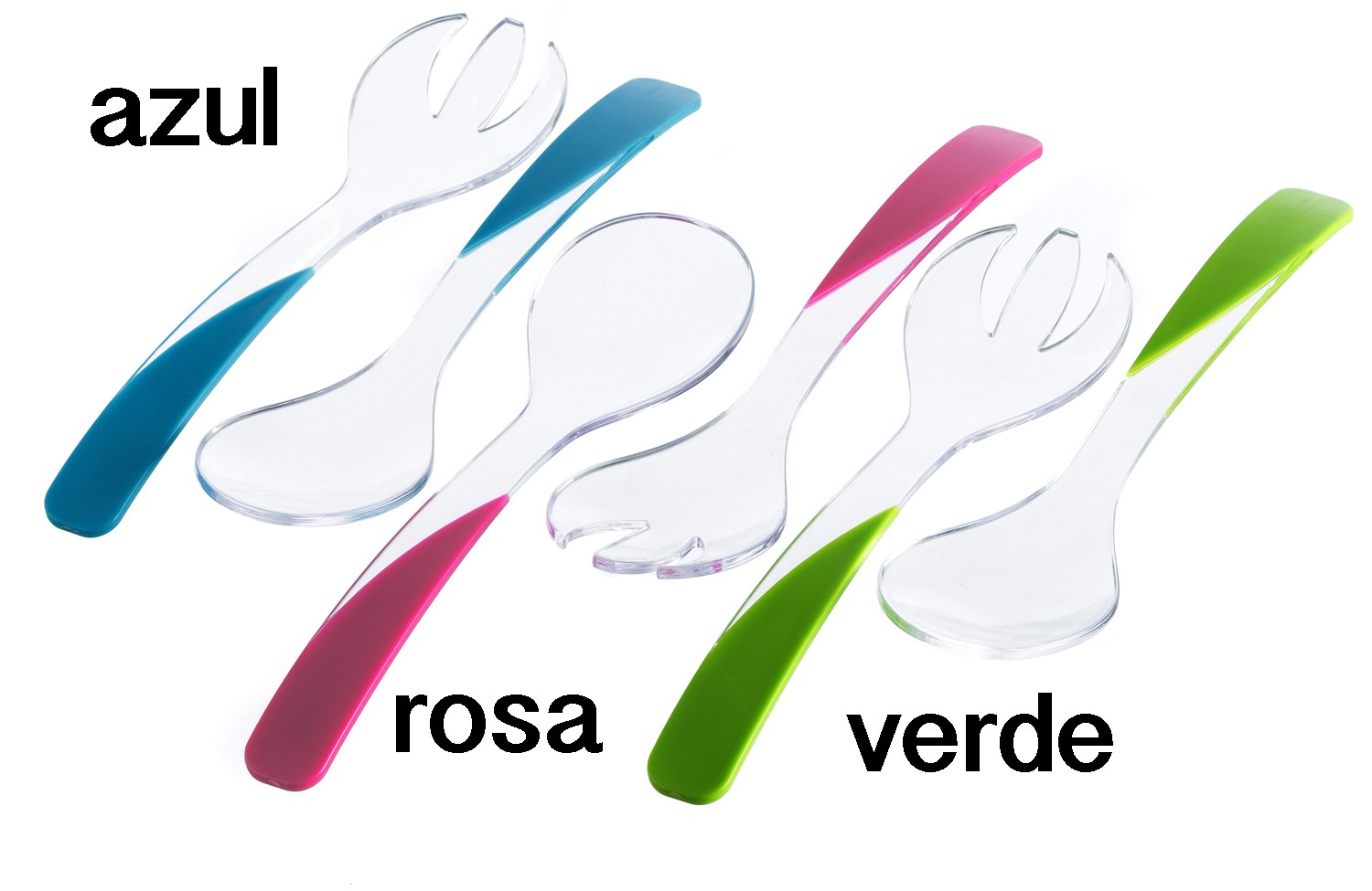 Set 2 salad serving utensils (7,70x29 cm)