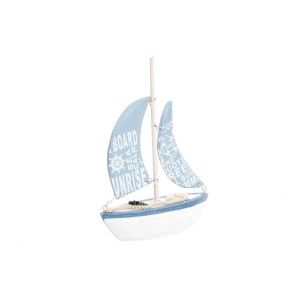 Barco decoración de madera (15x4x21cm)