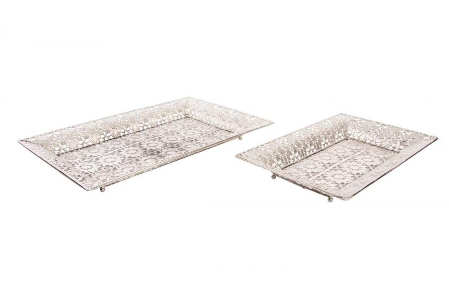 Les plateaux de jeu 2 en métal (44x28x5cm)