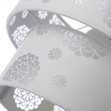 Lampada da soffitto-bianco poliestere (30x30x23cm)