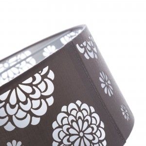 Lampada da soffitto beige poliestere (30x30x23cm)