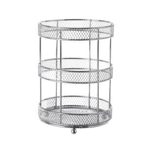 Support covered chrome-plated iron(12.50x12.50x17cm)