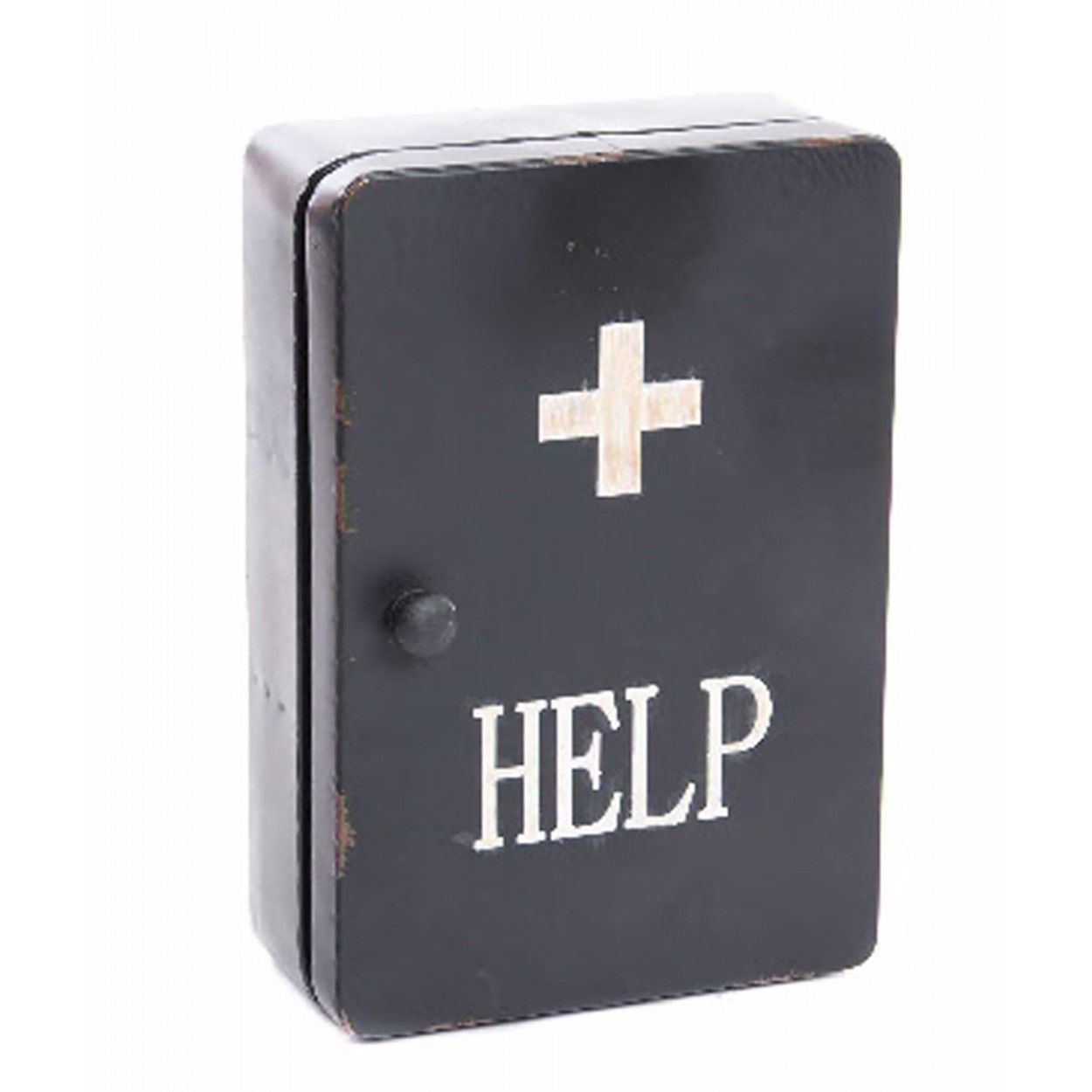 Guarda llaves pared metal  negro (25x13x35cm)