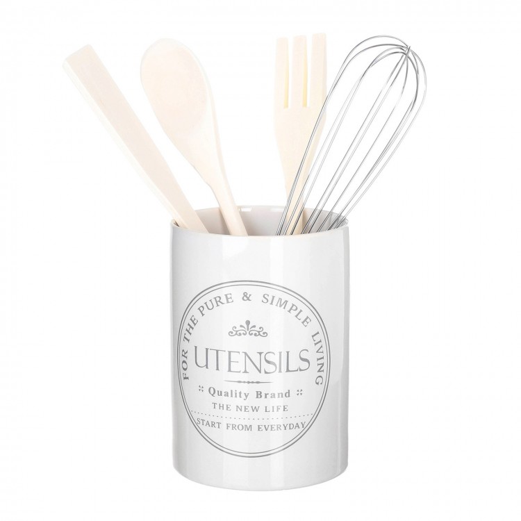Kitchen utensils with stand (10x10x14)