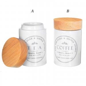 Jar storage for coffee or tea (10x10x15.5)