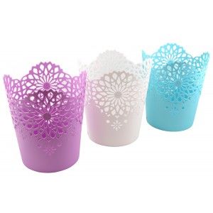 Papelera de pvc ondas (28.5x24.5)