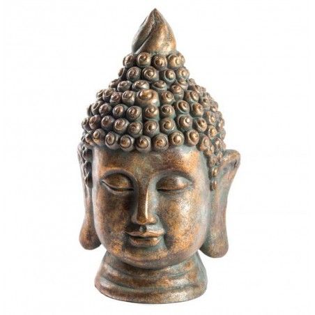 La figura del Buddha d'Oro (28x25.5x46.5 cm), di fibre, di vetro e