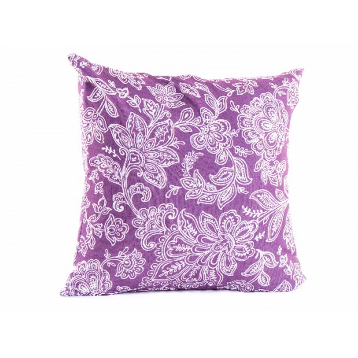 Cushion Polyester (45x45 cm) 400 g. Lilac Floral