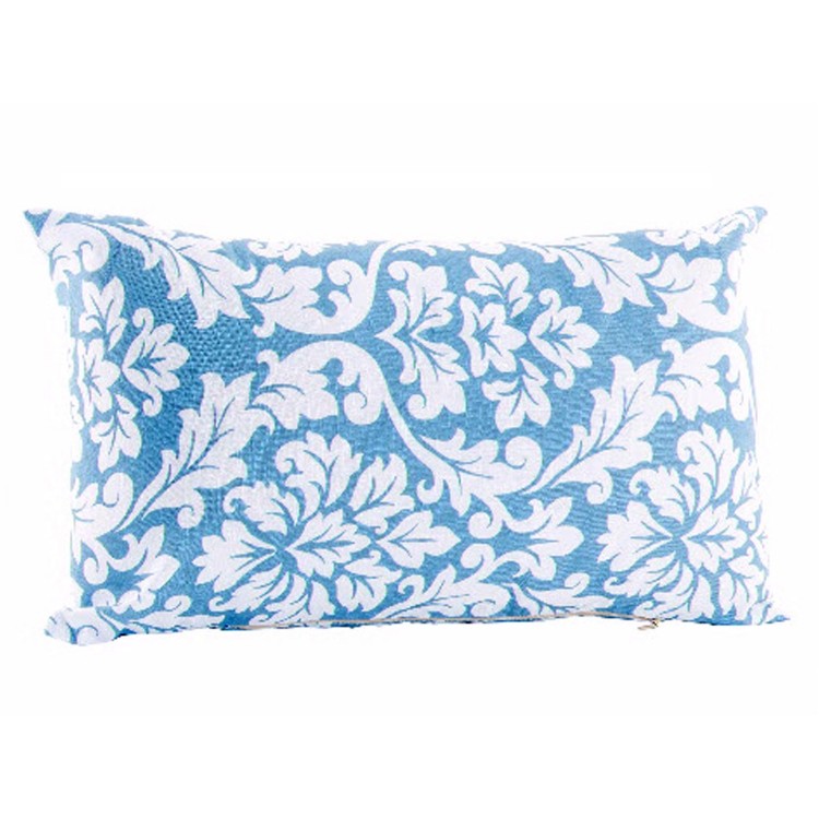 Cushion Polyester (50x30 cm) - Blue Baroque-400 gr