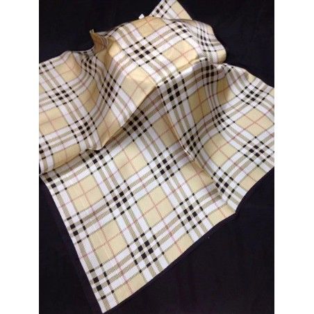 SILK HANDKERCHIEF 100% NATURAL VIWIN & SILK, 55X55 CM.