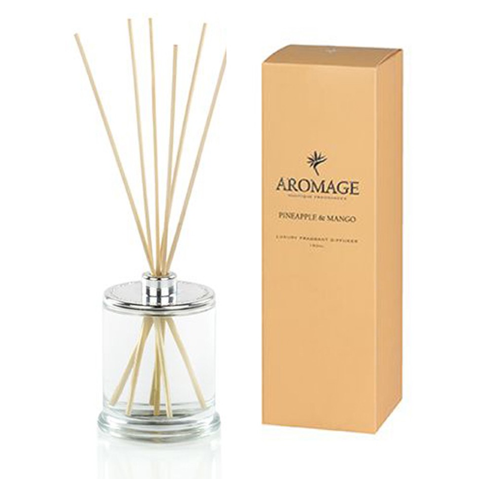 Difusor de Aroma en Cristal 180 Ml. Mango y manzana