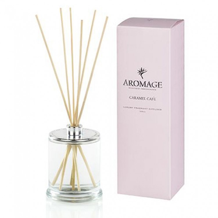 Diffuseur de parfum en Verre de 180 Ml. De Caramel et de Café