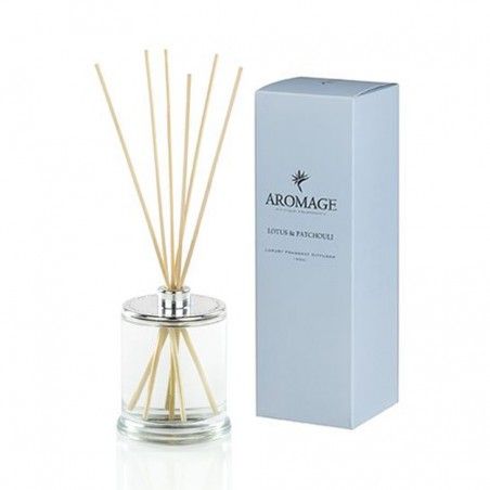 Difusor de Aroma en Cristal 180 Ml. Loto y Pachulí