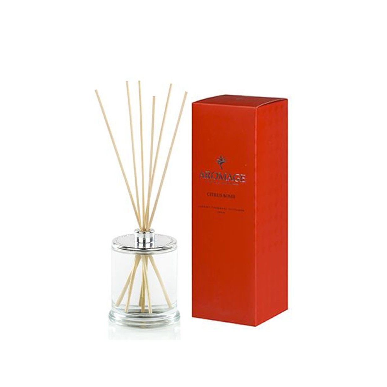 Difusor de Aroma en Cristal 180 Ml. Bomba Cítrica
